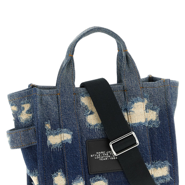 Marc Jacobs Blue Cotton Tote Bag