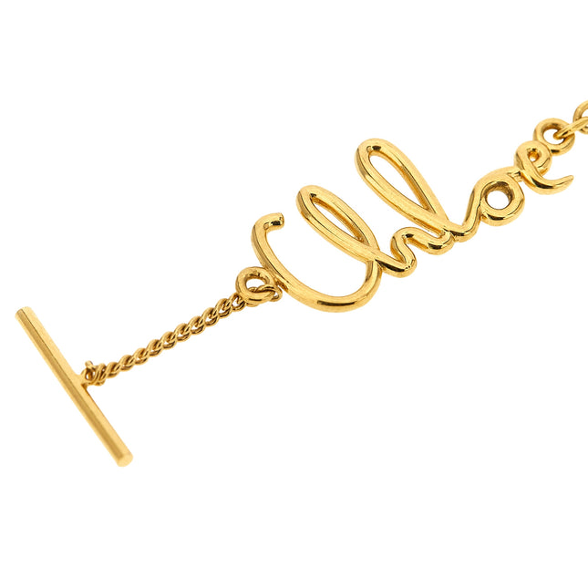 Chloé Gold Brass Sunglasses