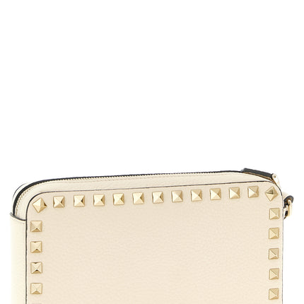 Valentino Garavani White Calfskin Clutch Bag