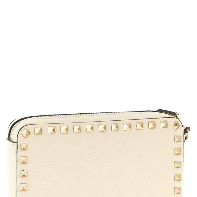 Valentino Garavani White Calfskin Clutch Bag