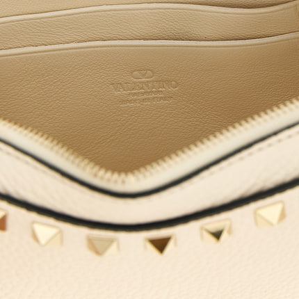Valentino Garavani White Calfskin Clutch Bag