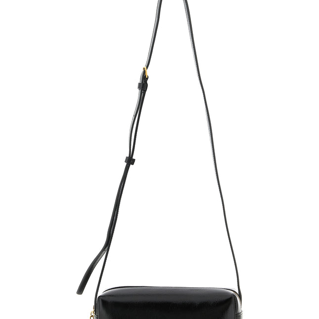 Khaite Black Calfskin Crossbody Bag