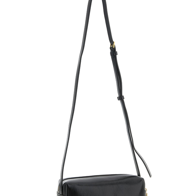 Khaite Black Calfskin Crossbody Bag