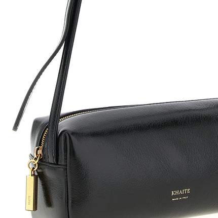 Khaite Black Calfskin Crossbody Bag