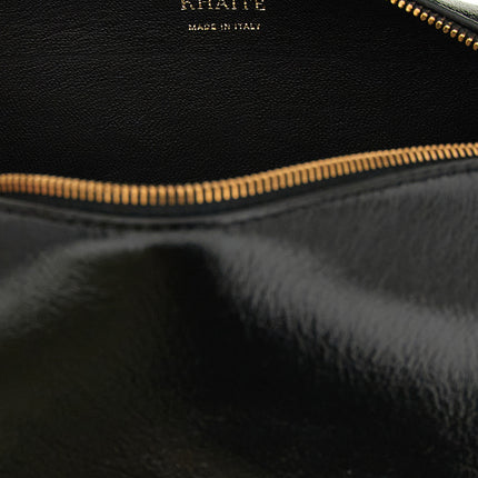 Khaite Black Calfskin Crossbody Bag