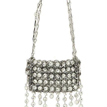 Paco Rabanne Silver Brass Shoulder Bag