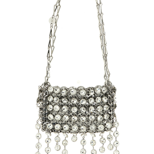 Paco Rabanne Silver Brass Shoulder Bag