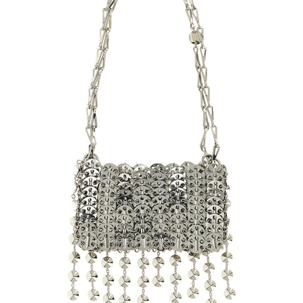 Paco Rabanne Silver Brass Shoulder Bag