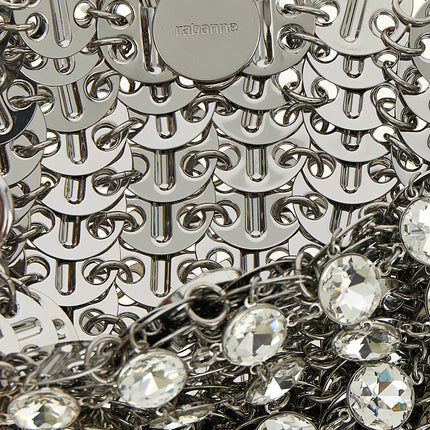 Paco Rabanne Silver Brass Shoulder Bag