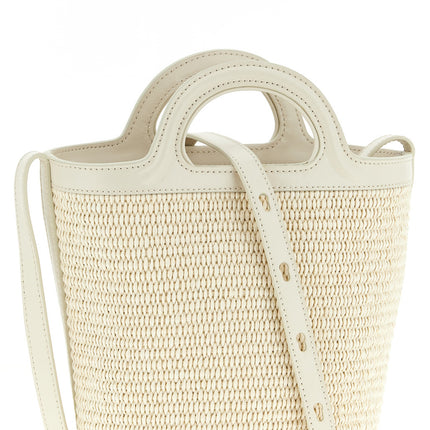 Marni White Cotton Handbag