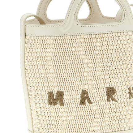 Marni White Cotton Handbag