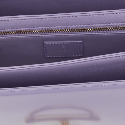 Gucci Purple Calfskin Shoulder Bag