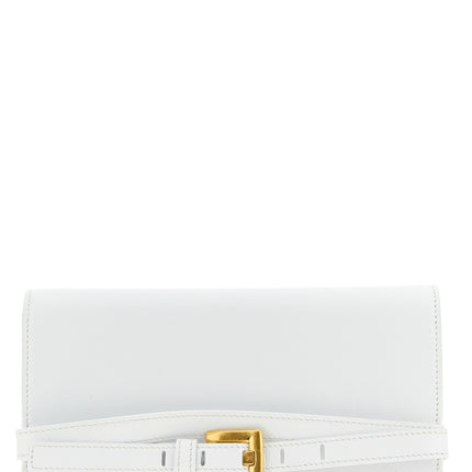 Balmain White Calfskin Cardholder