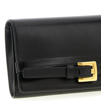 Balmain Black Calfskin Cardholder