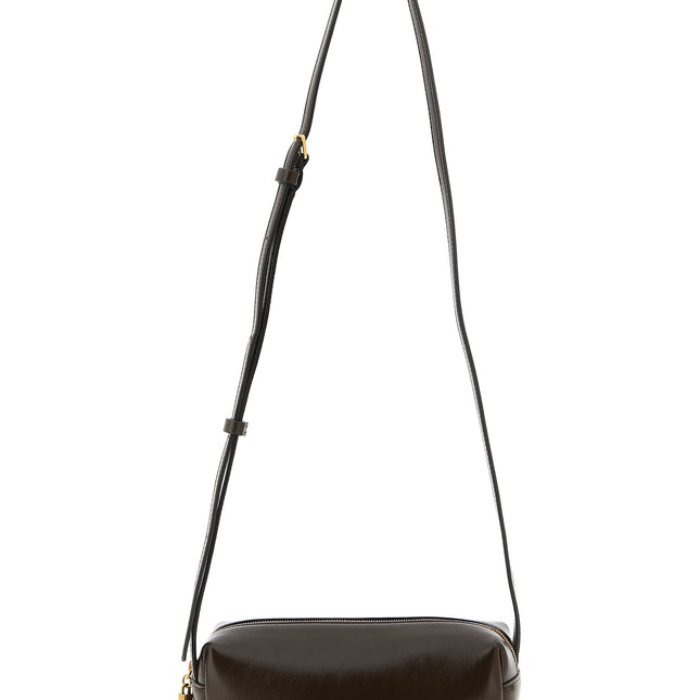 Khaite Brown Calfskin Crossbody Bag