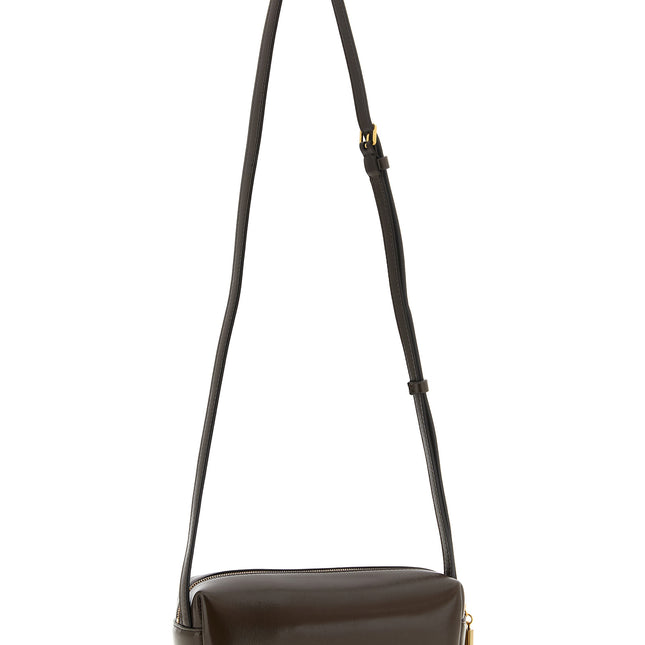 Khaite Brown Calfskin Crossbody Bag