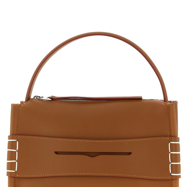 J.W.Anderson Brown Calfskin Shoulder Bag