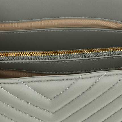 PINKO Gray Lambskin Handbag
