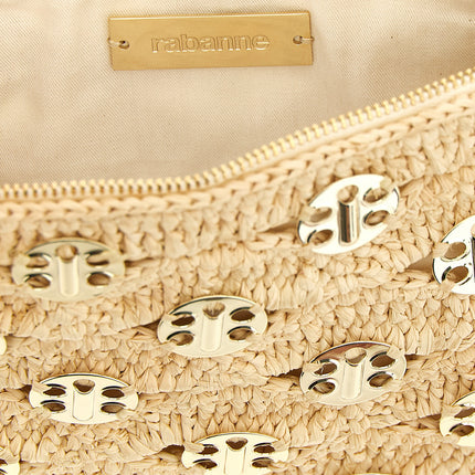 Paco Rabanne Beige Rayon Clutch Bag