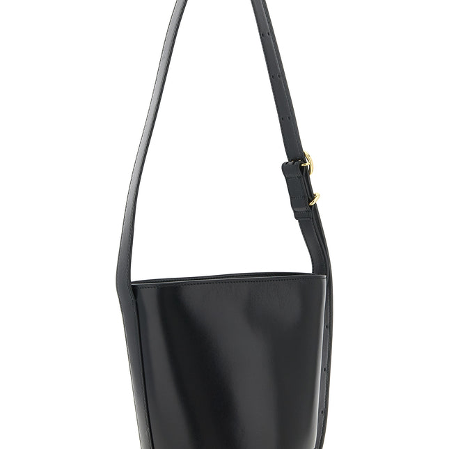 Jil Sander Black Calfskin Shoulder Bag