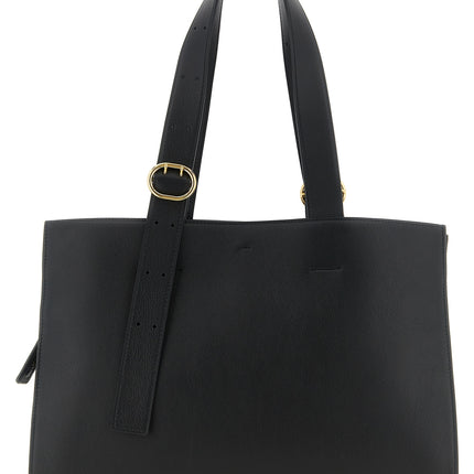 Jil Sander Black Calfskin Tote Bag