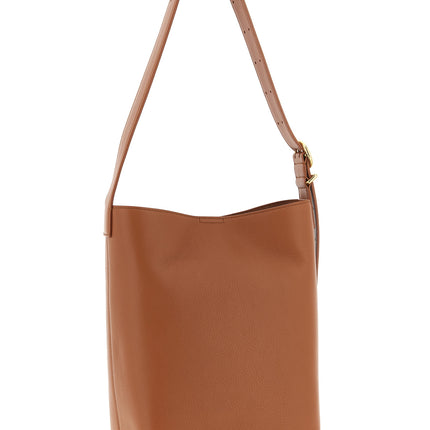 Jil Sander Brown Calfskin Shoulder Bag