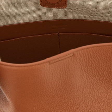 Jil Sander Brown Calfskin Shoulder Bag