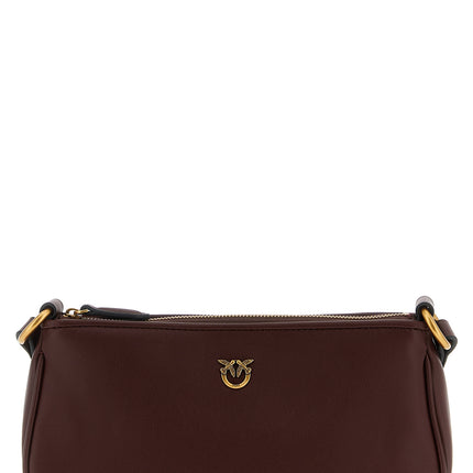 PINKO Bordeaux Cowhide Crossbody Bag