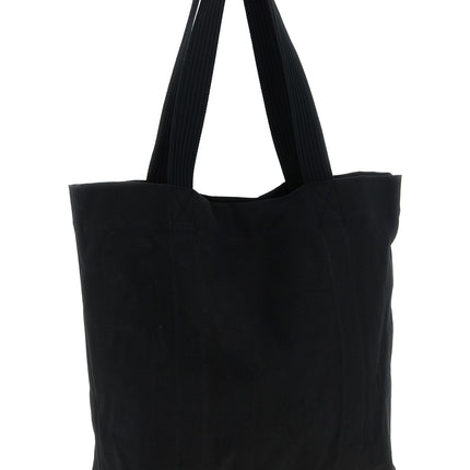 Y-3 Black Cotton Tote Bag