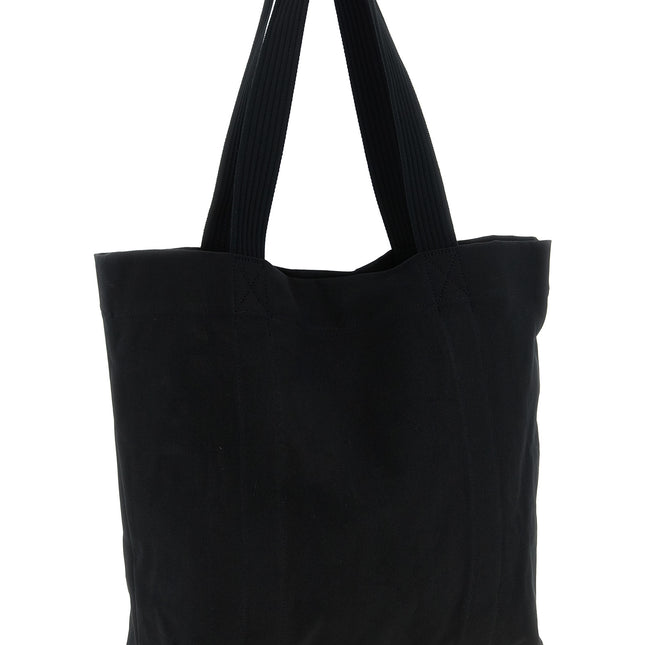 Y-3 Black Cotton Tote Bag