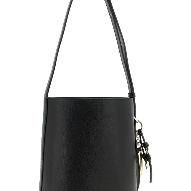 Furla Black Calfskin Shoulder Bag