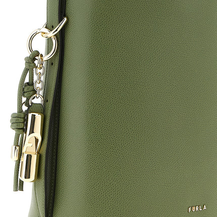 Furla Bicolor Calfskin Shoulder Bag