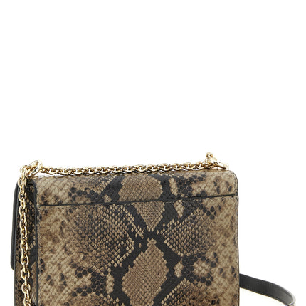 Furla Gray Goatskin Crossbody Bag