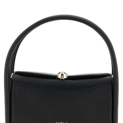Furla Black Calfskin Handbag