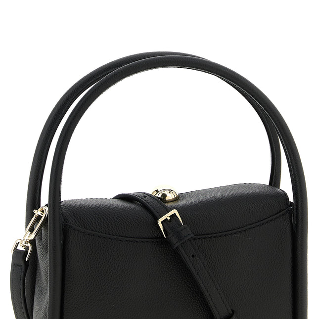 Furla Black Calfskin Handbag