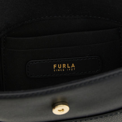 Furla Black Calfskin Handbag