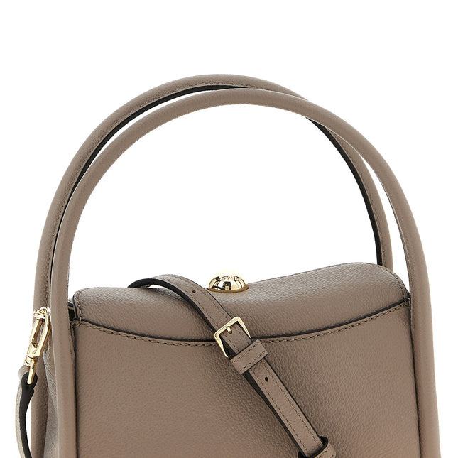 Furla Gray Calfskin Handbag