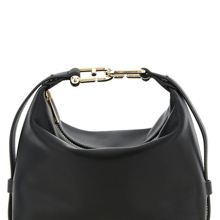 Furla Black Calfskin Shoulder Bag