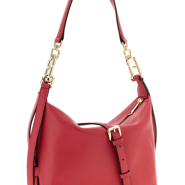 Furla Fuchsia Calfskin Shoulder Bag
