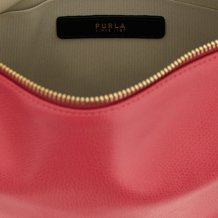 Furla Fuchsia Calfskin Shoulder Bag
