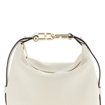 Furla White Calfskin Shoulder Bag
