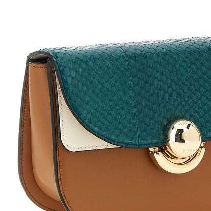 Furla Multicolor Lamb Leather Crossbody Bag