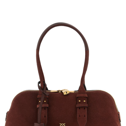 PINKO Bordeaux Cowhide Shoulder Bag