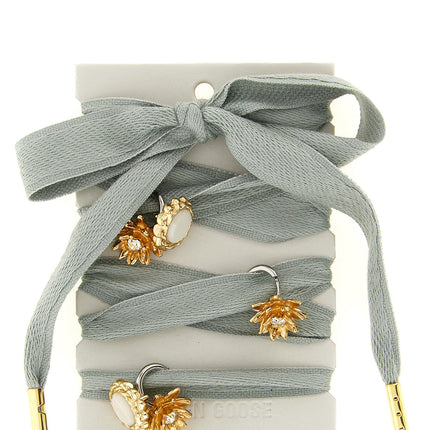 Golden Goose Gray Cotton Broch