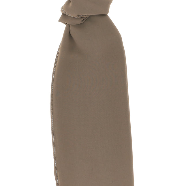 Peserico Brown Polyester Scarf