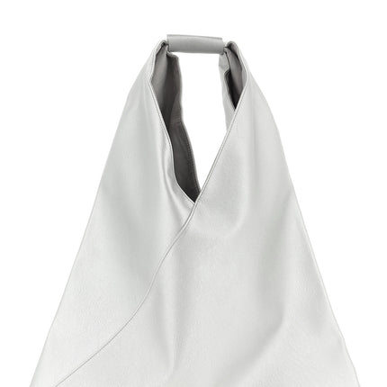 MM6 Maison Margiela Silver Polyethylene Handbag