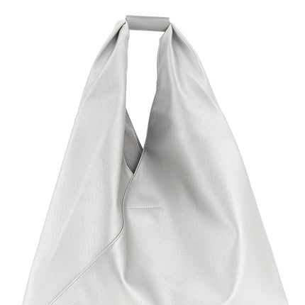 MM6 Maison Margiela Silver Polyethylene Handbag