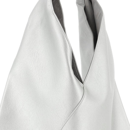 MM6 Maison Margiela Silver Polyethylene Handbag
