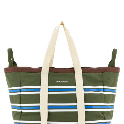 Dsquared² Multicolor Cotton Tote Bag