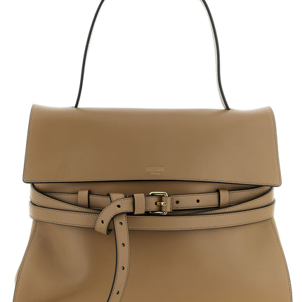 Moschino Beige Napa Leather / Calf Bos Taurus Shoulder Bag